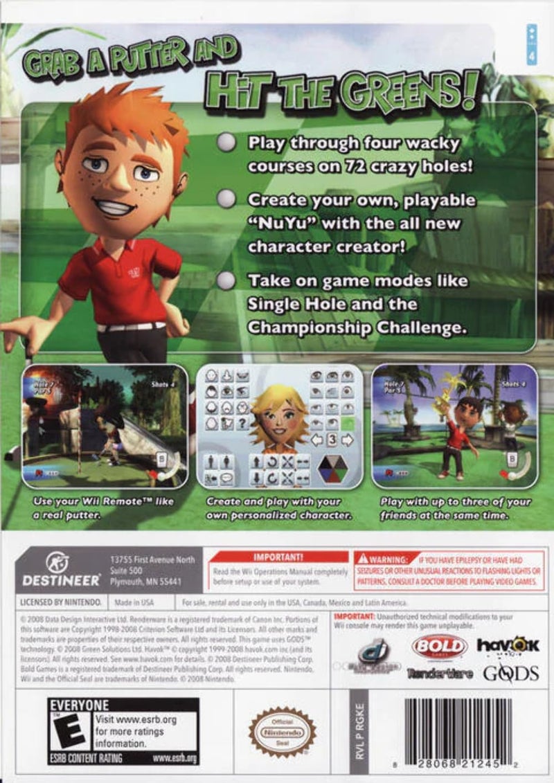 Destineer Crazy Golf - Nintendo Wii - Image 2
